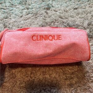 Clinique Pink Cosmetic Bag